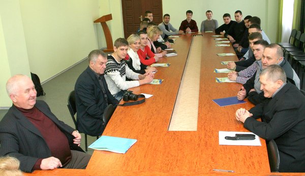 Відбулася зустріч ректора Уманського НУС зі спортсменами