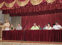 Зустріч ректора зі студентами першого курсу