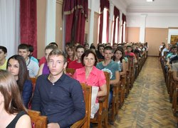 Зустріч ректора зі студентами першого курсу