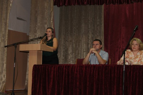 Зустріч ректора зі студентами першого курсу