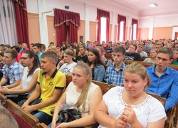 Зустріч ректора зі студентами першого курсу