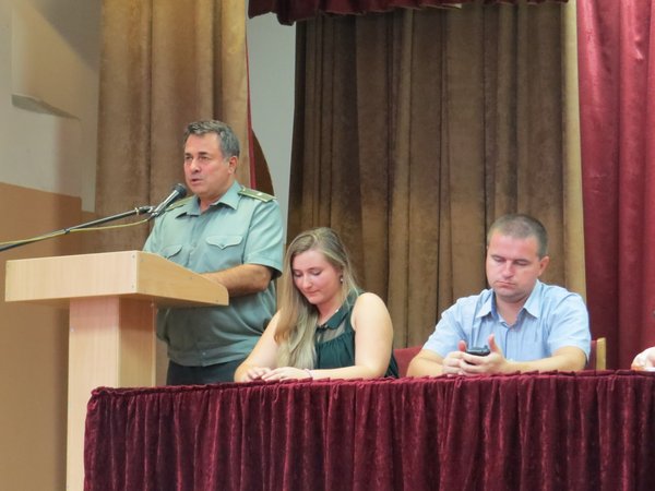Зустріч ректора зі студентами першого курсу