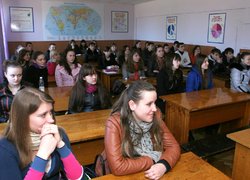 Творча зустріч студентів Уманського НУС з вдовою українського поета Володимира Підпалого