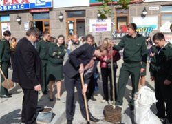 Озеленення центральної частини міста Умань