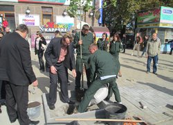 Озеленення центральної частини міста Умань