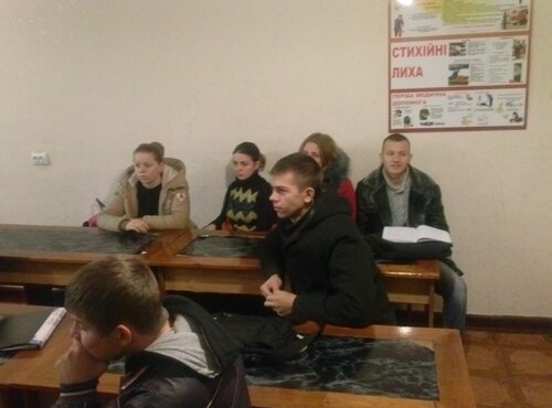 Засідання студентського наукового гуртка кафедри екології та безпеки життєдіяльності