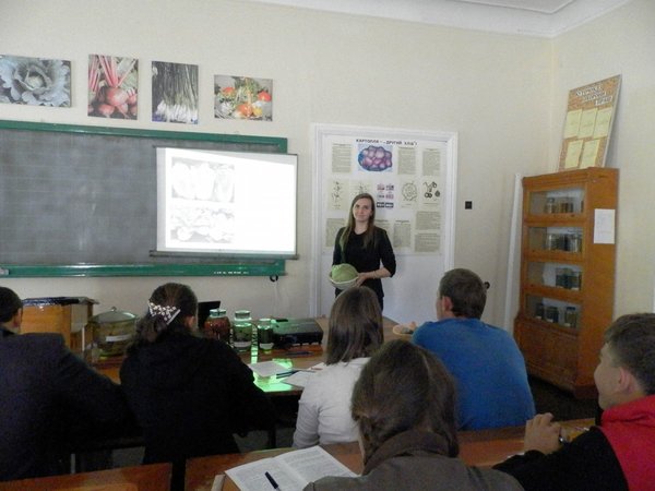 Відкрите лабораторне заняття на кафедрі овочівництва