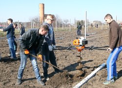 В Уманському НУС закладено яблуневий навчально-дослідний сад