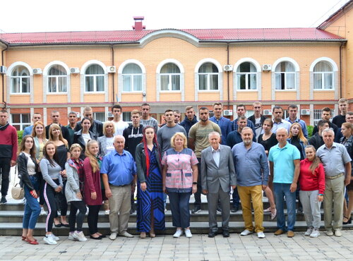 Зустріч ректора зі спортсменами університету