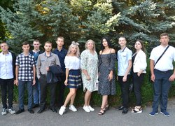 Dedication of freshmen to students at Uman National University of Horticulture