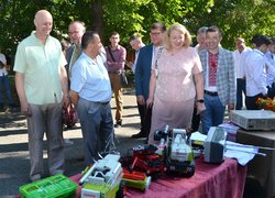 Dedication of freshmen to students at Uman National University of Horticulture