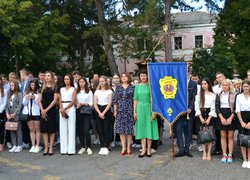 Dedication of freshmen to students at Uman National University of Horticulture