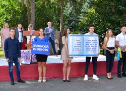 Dedication of freshmen to students at Uman National University of Horticulture