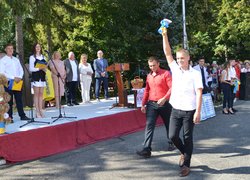Dedication of freshmen to students at Uman National University of Horticulture