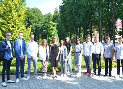 Dedication of freshmen to students at Uman National University of Horticulture