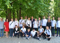 Dedication of freshmen to students at Uman National University of Horticulture