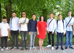 Dedication of freshmen to students at Uman National University of Horticulture