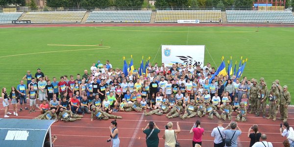 Колектив Уманського НУС взяв участь у забігу «Шаную воїнів, біжу за Героїв України» 