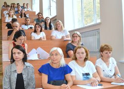 Першокурсники знайомляться з організацією освітнього процесу в Уманському національному університеті садівництва