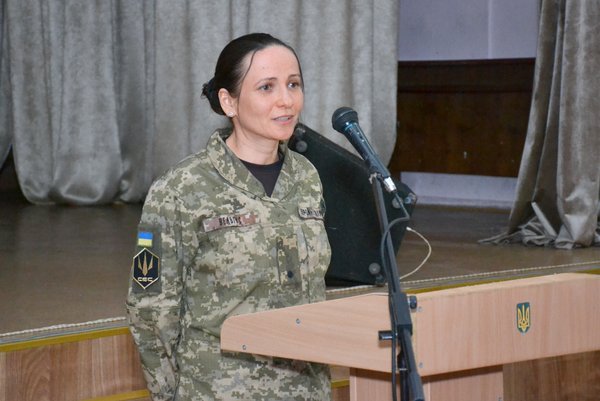 Студенти та викладачі Уманського національного університету зустрілися з представниками батальйону «Вовки Да Вінчі» та 59 ОШБр 