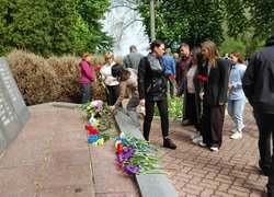 Колектив Уманського національного університету вшанував загиблих у Другій світовій війні 