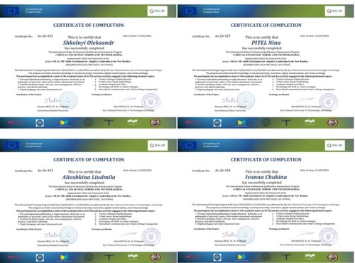 Науково-педагогічні працівники кафедри менеджменту взяли участь у міжнародній програмі ERASMUS-EDU та отримали сертифікати