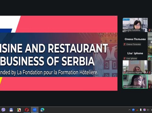 Міжкультурна комунікація у сфері гостинності: участь у міжнародному вебінарі «Кухня та ресторанний бізнес Сербії»