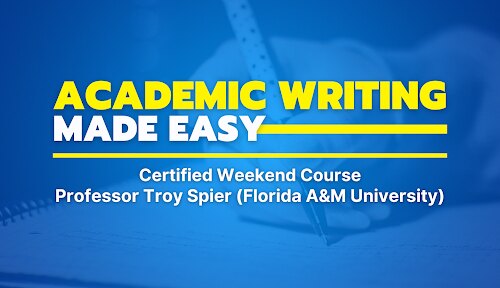 Запрошення на курс Academic Writing Made Easy з науковцем з США