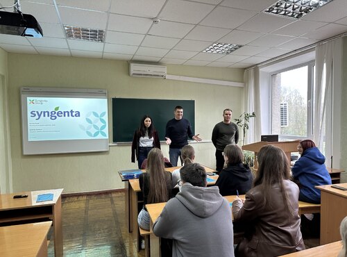 СТУДЕНТИ ФАКУЛЬТЕТУ МЕНЕДЖМЕНТУ ЗУСТРІЛИСЯ З ПРЕДСТАВНИКАМИ КОМПАНІЇ «SYNGENTA