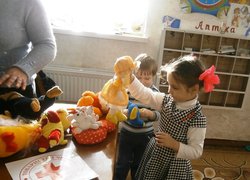 Gifts on the occasion of St. Nicholas Day from Uman Red Cross