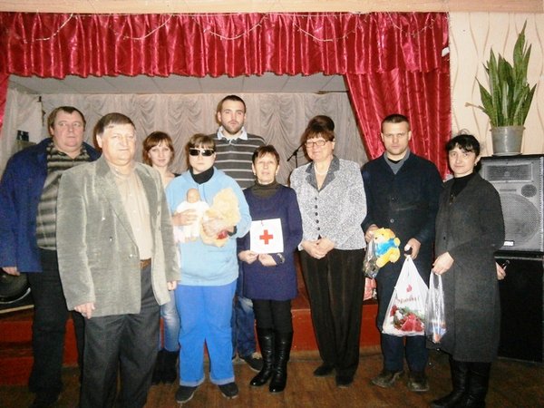 Gifts on the occasion of St. Nicholas Day from Uman Red Cross